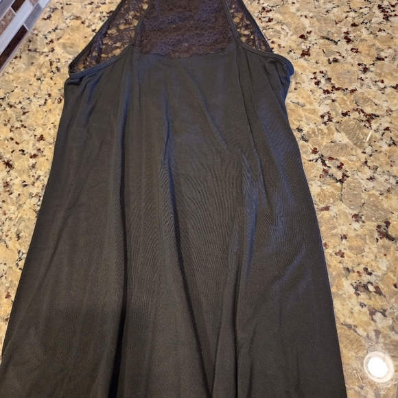 Victoria's Secret L lingerie Racerback lace see thru front w/ solid back - Picture 2 of 6